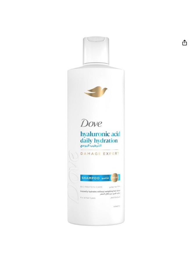 DOVE Shampoo, daily hydration, instantly hydrates without weighing hair down, 400ml - Image 1